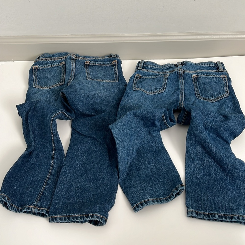 LOT! NWOT Adjustable Waist Toddler Jeans - Picture 5 of 6